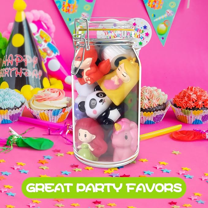 Oriate Fairy Tale Finger Puppets Toddler Toys, Story Time Puppets with Pretend Play Stage, Toddler Bath Toys with Storage Bag, Bathtub Party Favors Easter Basket Stuffers 12m 10Pcs