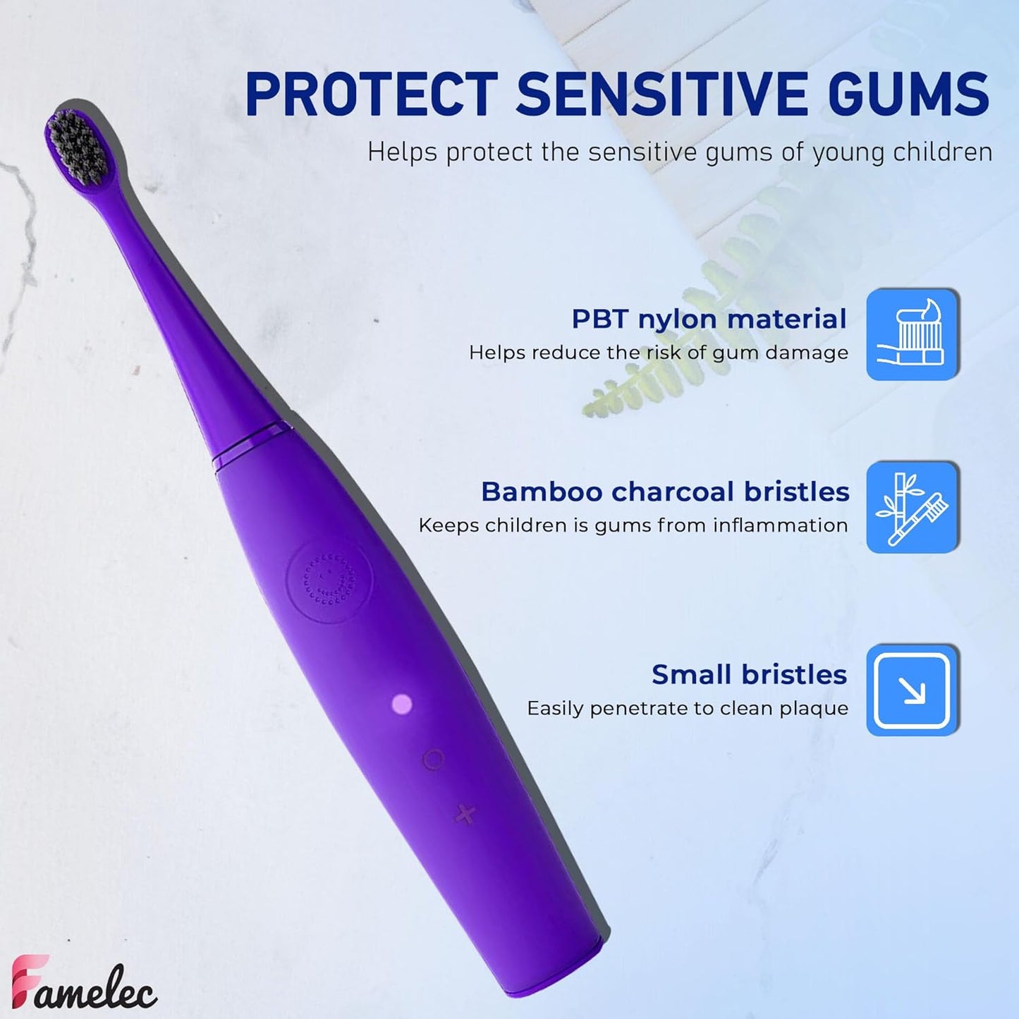 10Pcs for Burst Toothbrush Heads Kids, Fit for Burst Kids Electric Toothbrush, Ultra Soft Bristles for Deep Clean Perfect for Toothbrush Heads Purple & Green with Toothbrush Covers