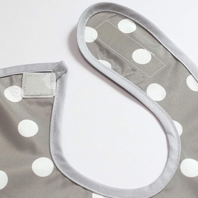 Full Coverage Waterproof Feeding Bib for Toddlers – Extra Long Apron Bib for Mealtime, Self-Feeding, High Chairn