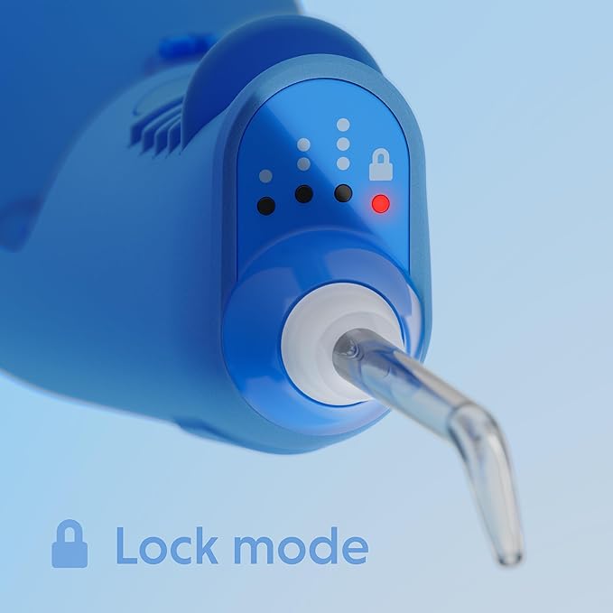 Ordo Water Flossers for Teeth, Cordless IPX7 Waterproof Oral Irrigator, 3 Pressure Settings, Portable, Rechargeable Electric Sonic Flosser, Dental Professional Recommended, Arctic Blue
