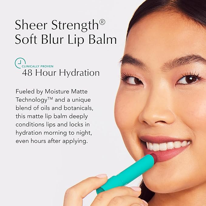 Thrive Causemetics Sheer Strength Soft Blur Lip Balm, Everyday Makeup Essential for Women, Lightweight & Creamy Lips Balm, Long Lasting Hydration, Vegan, Shade Maria (Bright Berry)