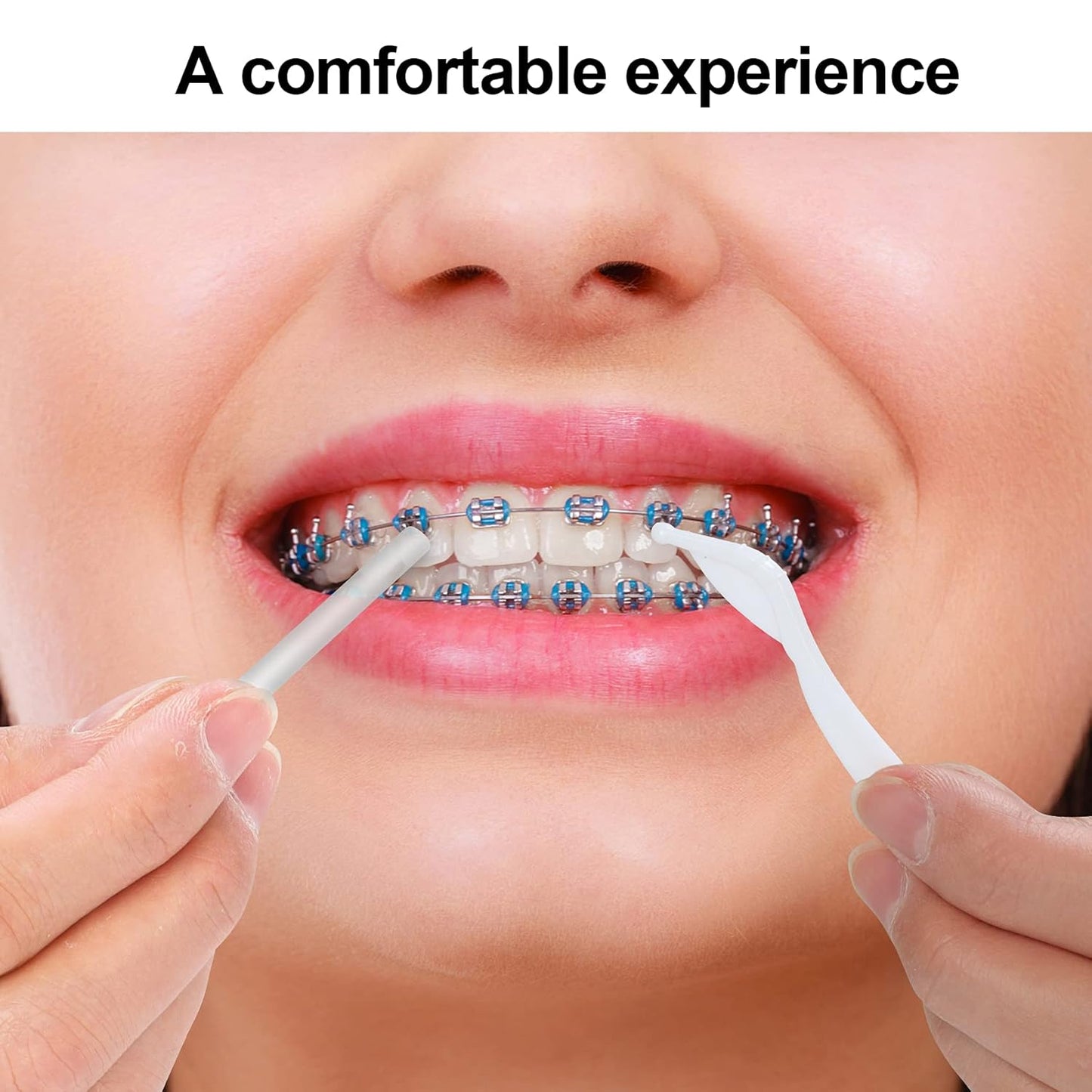 Annhua Braces Wax for Brackets Extra Soft 10 Pack, Dental Orthodontic Ortho Wax Strips with Cutter and Case for Braces Wearer and Aligners, 10 Fruit Smell