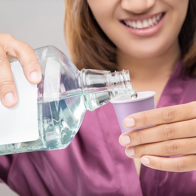 150 Pack 3oz Purple Paper Cups,Mouthwash Cups, Disposable Bathroom Cups,Small Paper Cups 3oz Ideal for Bathroom,Supermarket,Birthday Party,Picnic and BBQ