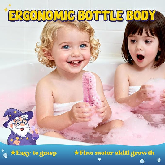 Velanora 6 Pack Bath Potions Kit for Kids Fun Bath Bombs Interactive Bath Toys Nontoxic Scientific Experiment Children's Enlightenment Kids Potion kit for Bathtubs and Pools Applicable to Age 3＋