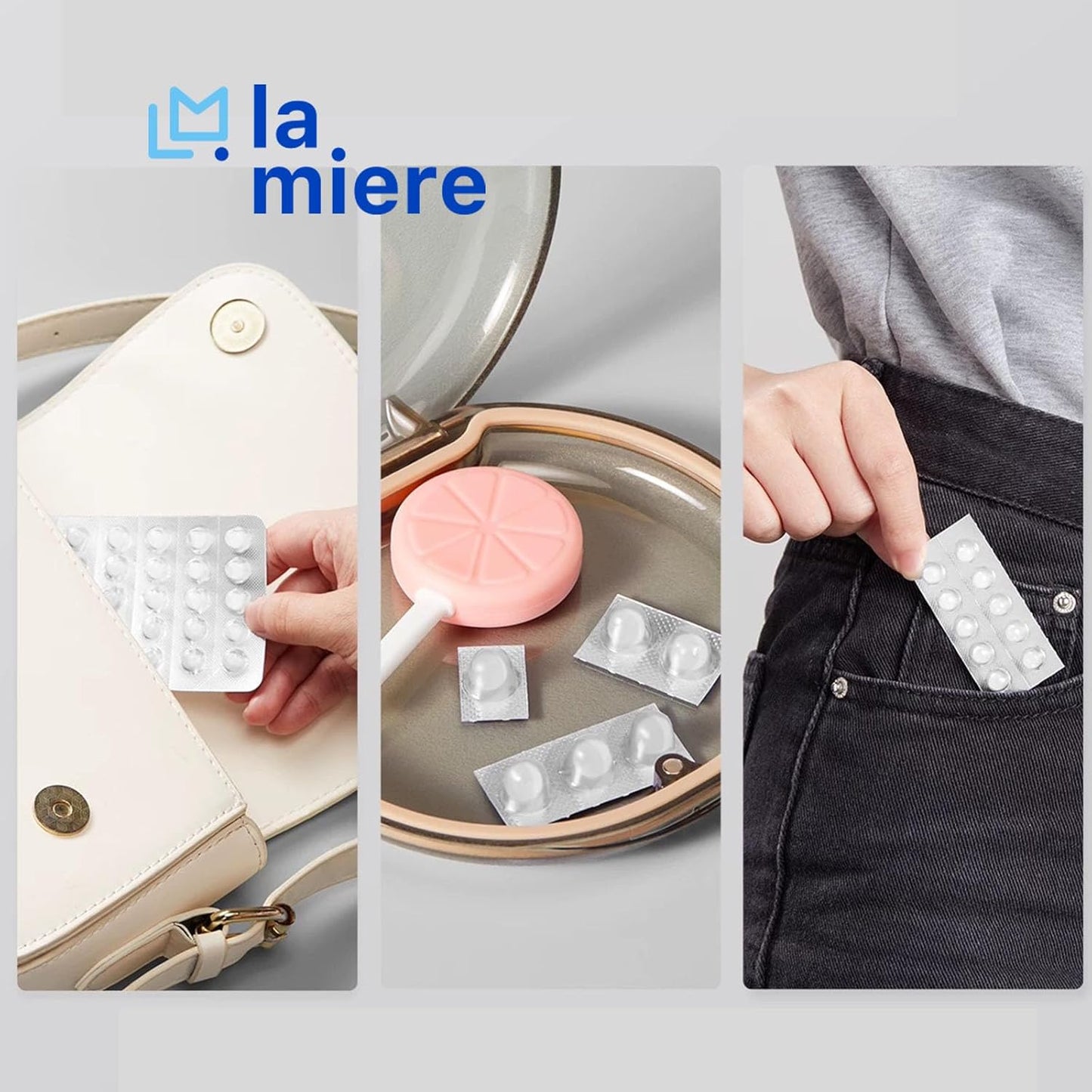 LA MIERE Orthodontic Wax for Braces Wax Dots 90 Individual Hygienic Packaging Dental Wax Unscented