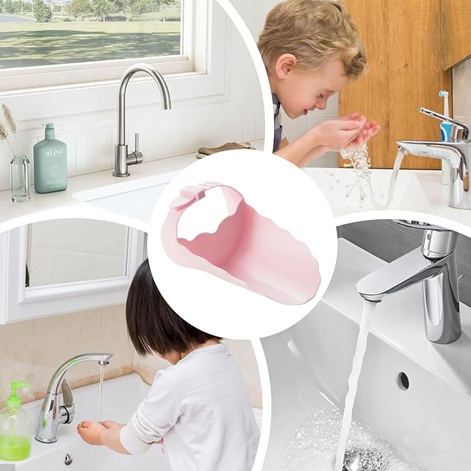 Kitchen Sink Extender - Child Faucet Reach, Faucets Flow Guide | Children's Faucett Extenderr, Hand Washing Fauccet Extension, Sinks Extenders Kids Hands Wash Helper, Washings Helpers for Kitchens