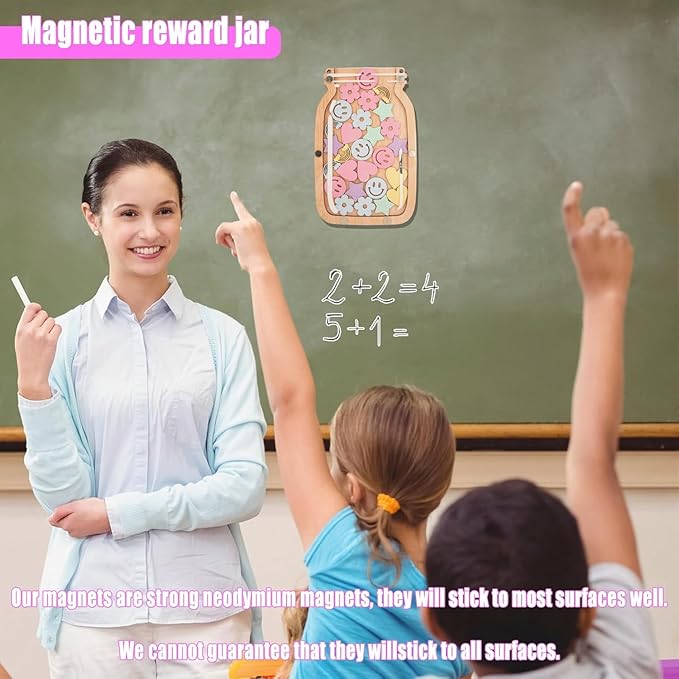 Magnetic Reward Jar,Personalized Reward Jar,Classroom Reward Jar,Kids Reward Jar