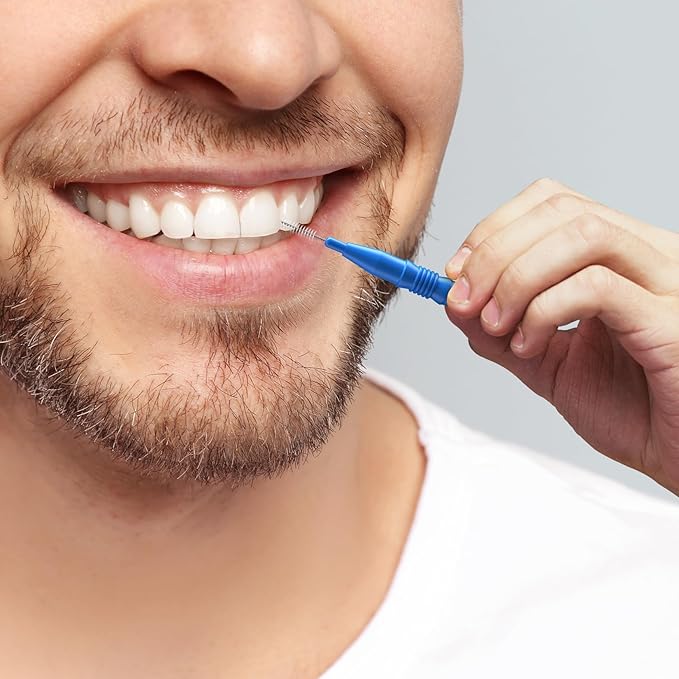 Interdental Brush,Toothpick Tooth Flossing Head Oral Dental Hygiene Brush, Braces Cleaning kit (2.5mm/3mm) 88 Count