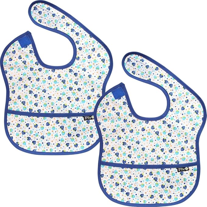 Long Sleeve Waterproof Bib for Toddlers – Soft Feeding Smock for Baby Mealtime, Self-Feeding,BPA-Free, Easy Clean