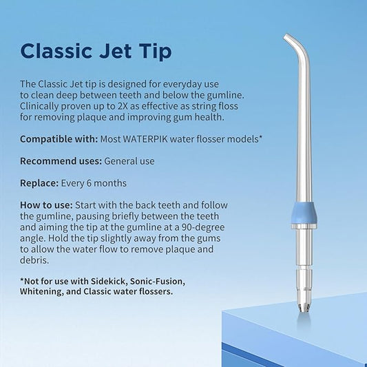 Replacement Heads for Waterpik, Replacement Picks for Water Pik Water Flosser (10 Tips)