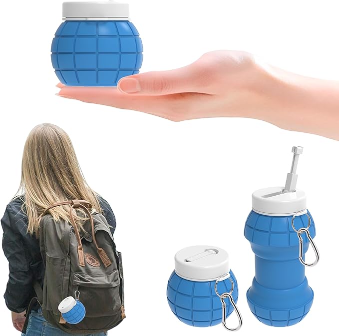 Portable Bidet Travel-Collapsible & Expandable 550ml | Lightweight, Peri Bottle for Women, Travel Bidet Portable, Handheld Bidet, Portable Bidet for Women, Hand Held Bidet, Bidet Bottle, Camping bidet