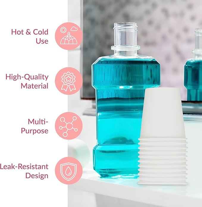 Prestee 1000 Pack 3oz Small Paper Cups - Mini Bathroom & Mouthwash Cups, Hot Coffee Cups for Espresso, Holiday & Christmas Party Supplies