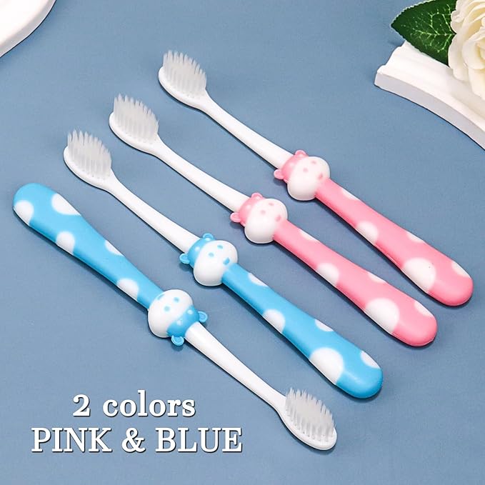 50pcs Toddler Toothbrush Set, Kids Manual Toothbrushes, Soft Bristles, Age 2+ Children, Individually Wrapped