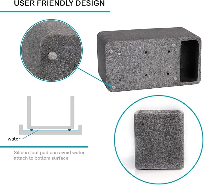 ZCCZ Toothbrush Holder, 6-Slot Bathroom Organizer for Countertop Storage, Holds Toothpaste, Dental Floss, Razor, Comb, Makeup Brushes, and More, Compact Tooth Brushing Stand for Efficient Organization