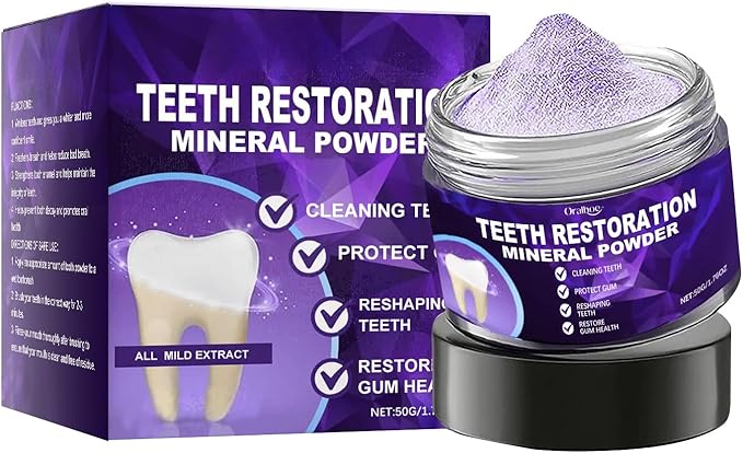 Enamel Strengthening Tooth Powder Prolonged Freshness Teeth Whitening Cavity Defense Oral Hygiene Dental Care for Healthy Smile