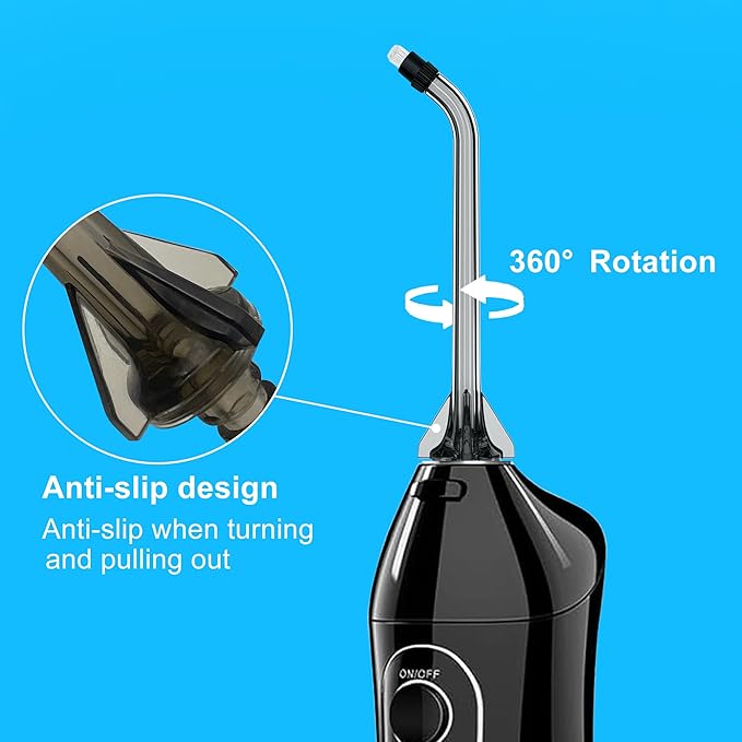 Replacement Head for COSLUS Water Flosser, Replacement Periodontal/Pocket Tips Oral Irrigator Jet Tip Only Compatible COSLUS C20 (F5020E), E40 (WFP14), C31 (F5023), C50, and C51 Water Flosser