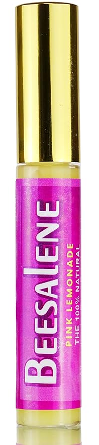 Beesalene Lip Wand Moisturizer - 100% Natural Alternative to Petroleum Jelly - Scented Unpetroleum Lip Balm Jelly (0.33 oz / 10 ml, Pink Lemonade)