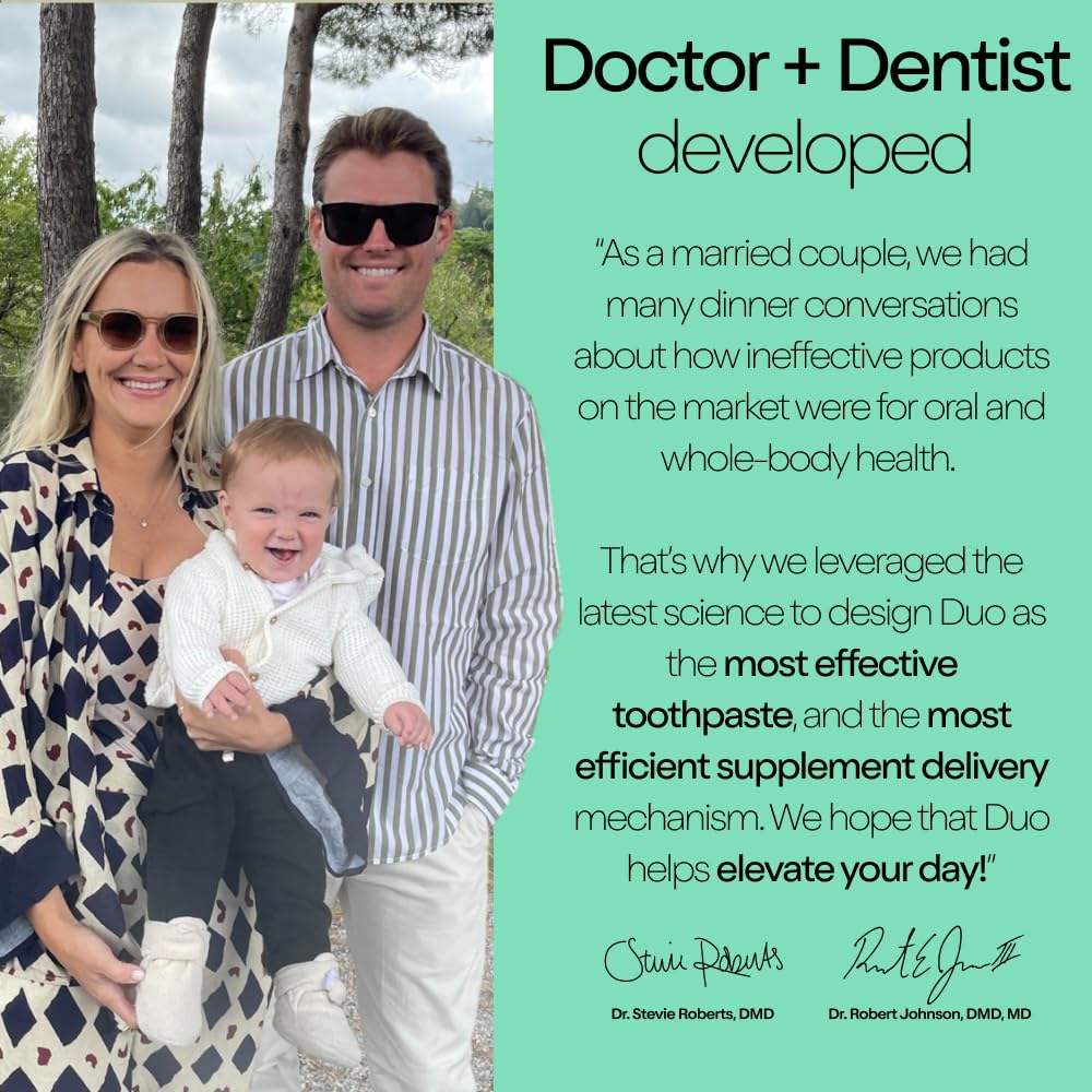 Duo Immunity Toothpaste Tablets | Vitamin D3 + B12 w/Nano-Hydroxyapatite (nHa) - Whitening, Remineralize & Reduce Sensitivity | Sustainable & Plastic Free | Wild Mint w/Sage, 1 Bottle/ 62 Tablets