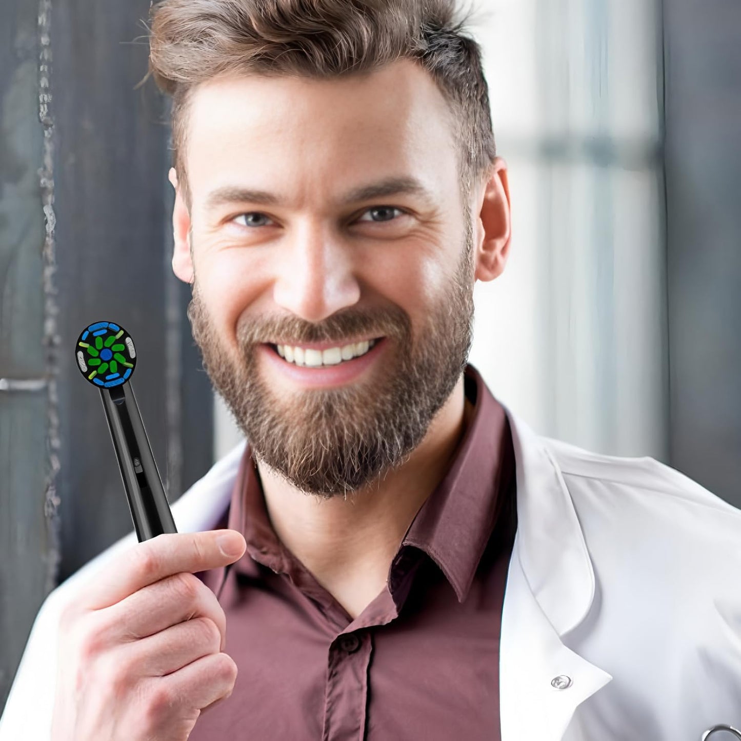 Replacement Heads Compatible with Oral B Braun Electric Toothbrush, Replacement Toothbrush Heads Fit for Oral-b Pro 1000/7500/3000/7000/8000/500, 8 Packs (Black)