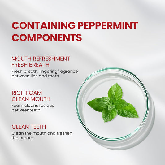 SP-6 Probiotic Whitening Toothpaste - Enhanced Formula with 6 Probiotics for Teeth Whitening and Gum Health - Enamel-Safe, Fluoride-Free, Fresh Mint Flavor, 4.6oz (3)