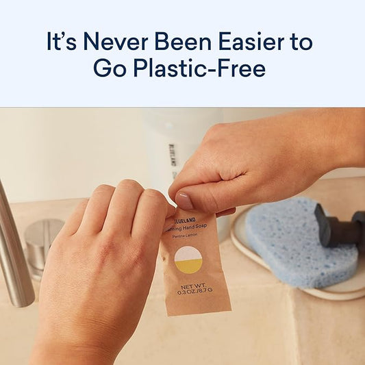 BLUELAND Foaming Hand Soap Refills - 10 Pack Tablets, Garden Variety Pack Scents, Eco Friendly Hand Soap and Cleaning Products - Makes 10 x 9 Fl oz bottles (90 Fl oz total)