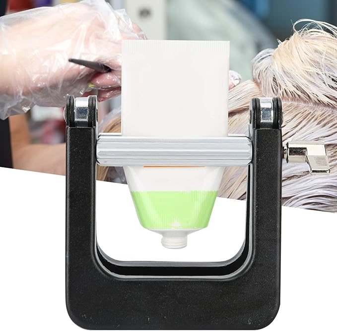 Hapivida Toothpaste Squeezer, Metal Tube Squeezer Paint Tube Wringer Dispenser Tube Roller for Cosmetics Color Dye Hand Cream Artist Hair Salon Painter