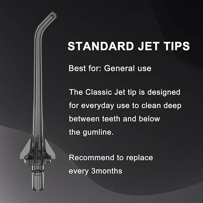 Replacement Tips for Nicwell Oralfree Water Flosser, Water Flosser Replacement Heads Oral Irrigator Jet Tip（ 4 Pack）