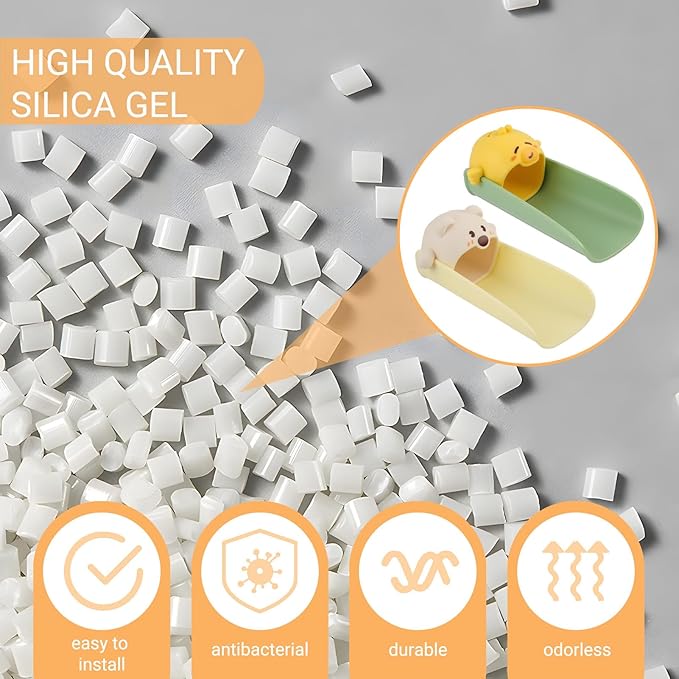 Faucet Extender for Toddlers, 2 Pack 5.4" U Shape Cartoon Kids Sink Faucet Extender for Hand Washing - Food Grade Silicone Faucet Extension for Standard & Gooseneck Faucet