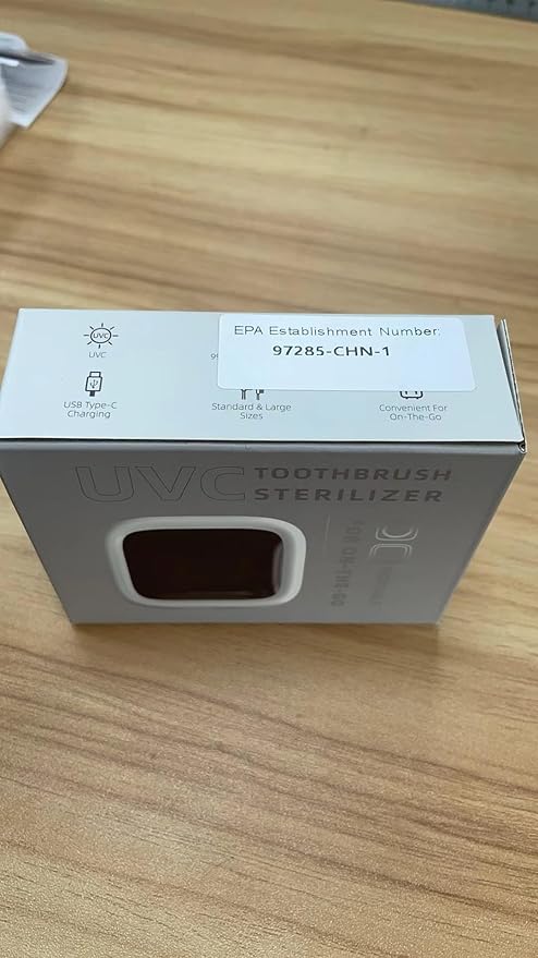 UV-C Toothbrush Sanitizer and Holder, Portable Toothbrush Case Magnetic Mounting, Rechargeable Toothbrush Cover for Any Toothbrush Head, Tooth Brush Cover Cap for Home & Travel (Black)