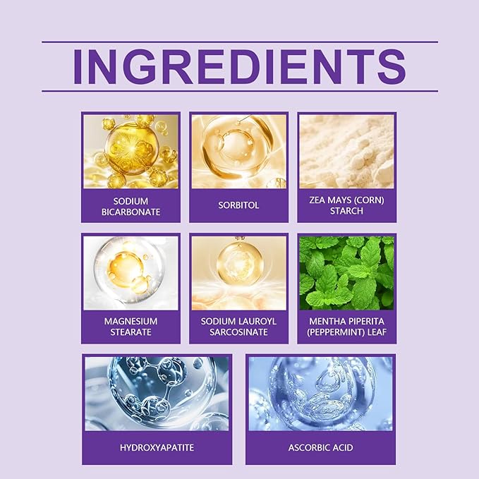 Enamel Strengthening Tooth Powder Prolonged Freshness Teeth Whitening Cavity Defense Oral Hygiene Dental Care for Healthy Smile