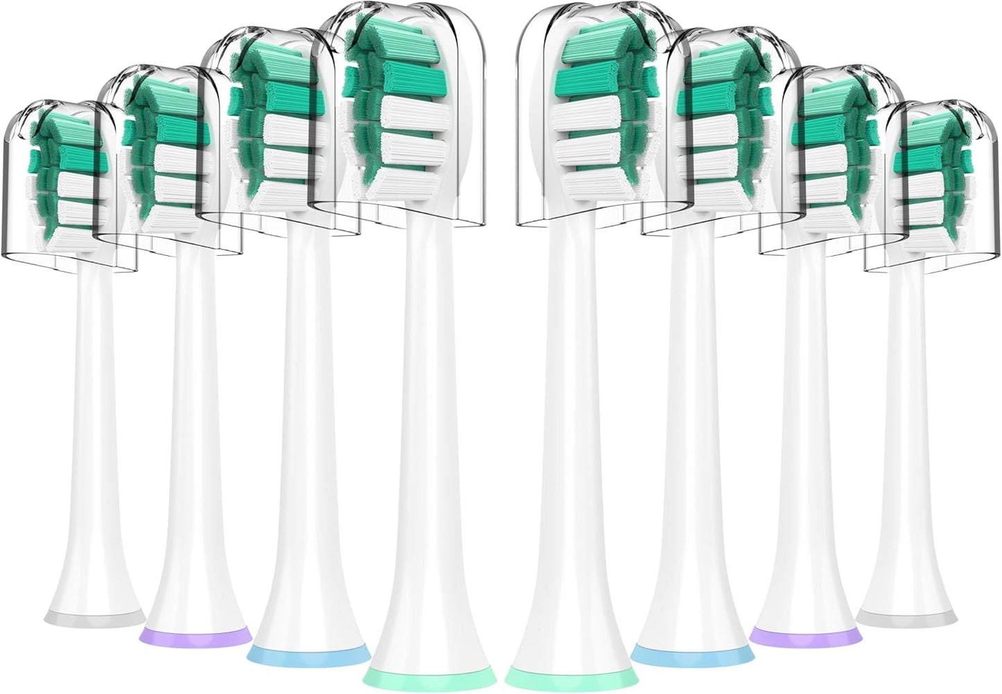 Replacement Toothbrush Heads for Philips Sonicare Replacement Heads, Electric Replacement Brush Head Compatible with Phillips Sonicare Electric Toothbrush, for Philips Sonic Care Brush,8 Pcs