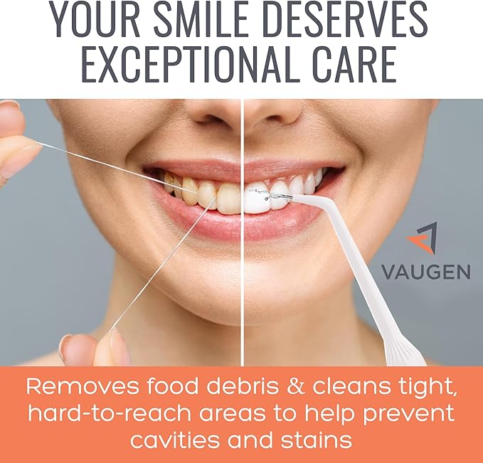 Portable Water Flosser – Cordless Oral Irrigator for Teeth Cleaning | 8 Jet Tips and 5 Modes | Travel and Home Use | Rechargeable and IPX7 Waterproof – White