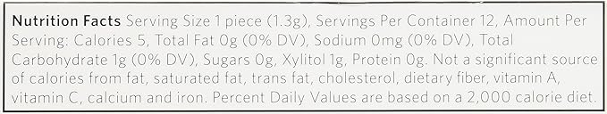 Xylichew 100% Xylitol Chewing Gum - Non GMO, Non Aspartame, Gluten Free, and Sugar Free Gum - Natural Oral Care, Relieves Bad Breath and Dry Mouth - Licorice, 288 Count