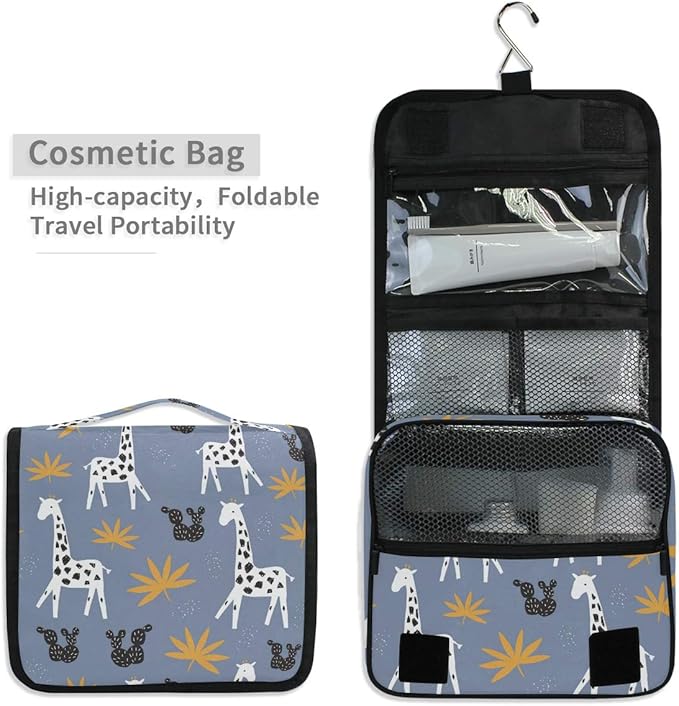 senya Hanging Travel Toiletry Bag Kit Makeup Case Cosmetics Organizer for Men Women