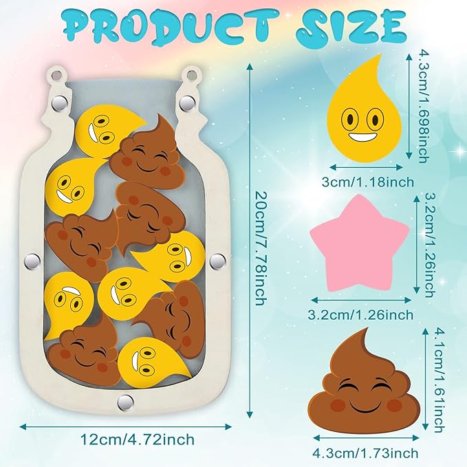 Qunclay Reward Jar for Kids Pot Training Reward Jar Classroom Incentive Good Behavior Responsibility Chart for Christmas Boys Girls Gift(Fresh Style)