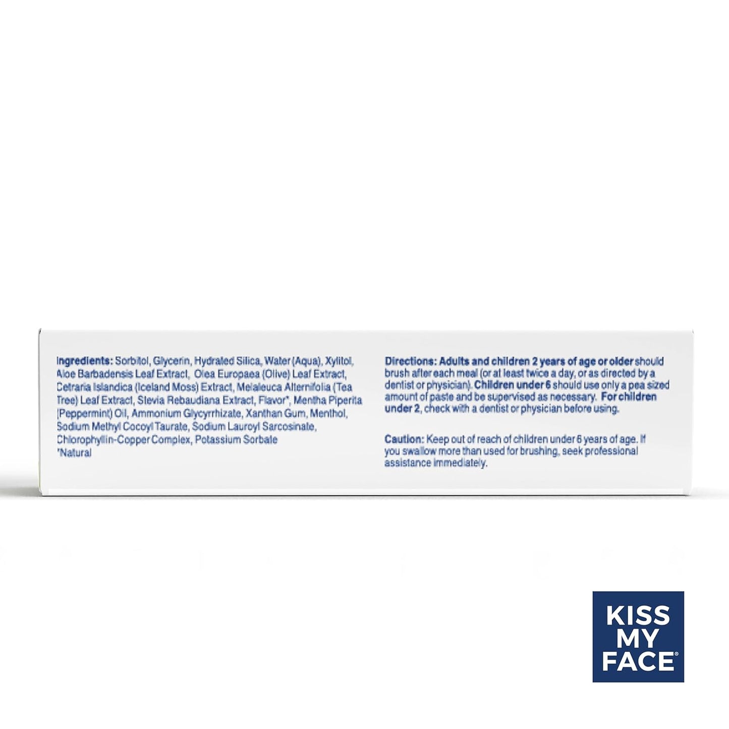 Kiss My Face Sensitive Toothpaste Gel, Citrus Mint Gel, Protection for Sensitive Teeth and Gums, with Tea Tree Oil, Aloe and Iceland Moss, Fluoride Free, Vegan, 4.5 oz, 6 Pack