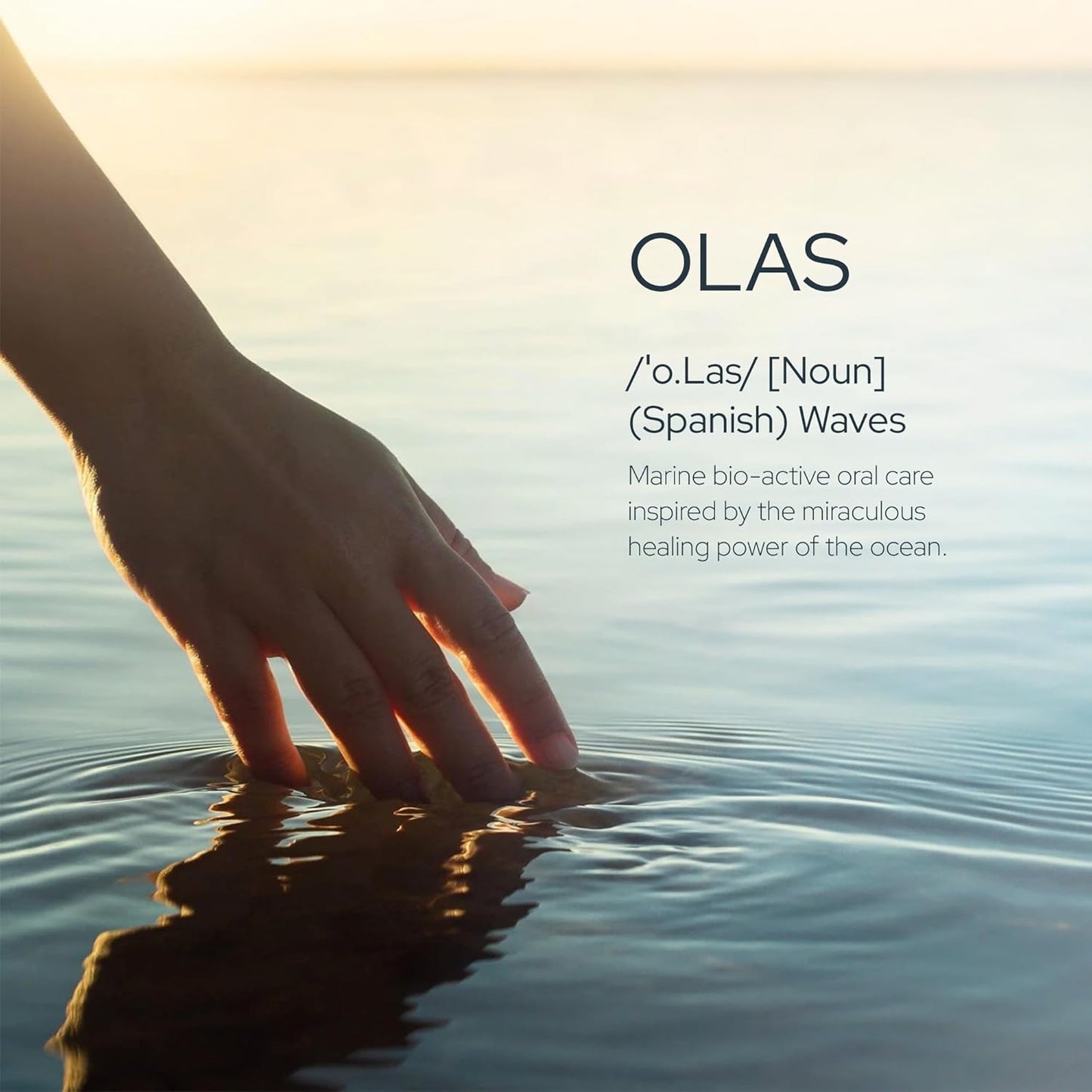 OLAS Marine Bio-Active Toothpaste - Whitening, Fluoride Free Toothpaste - Promote a Healthy Oral Microbiome & Natural Fresh Breath - SLS Free & Dentist Formulated Xylitol Toothpaste (3.5oz)