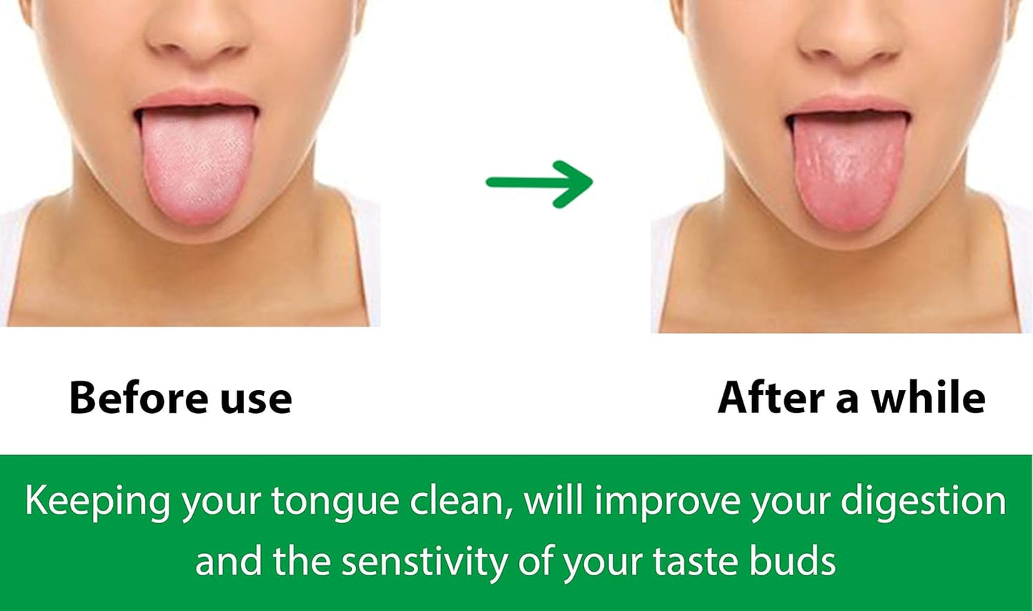 Wonder Care - 100% Copper Tongue Scraper Tongue cleaner Ayurvedic for Optimal Oral Hygiene (3 Pieces)