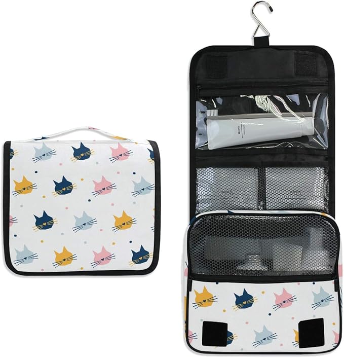 senya Hanging Travel Toiletry Bag Kit Makeup Case Cosmetics Organizer for Men Women