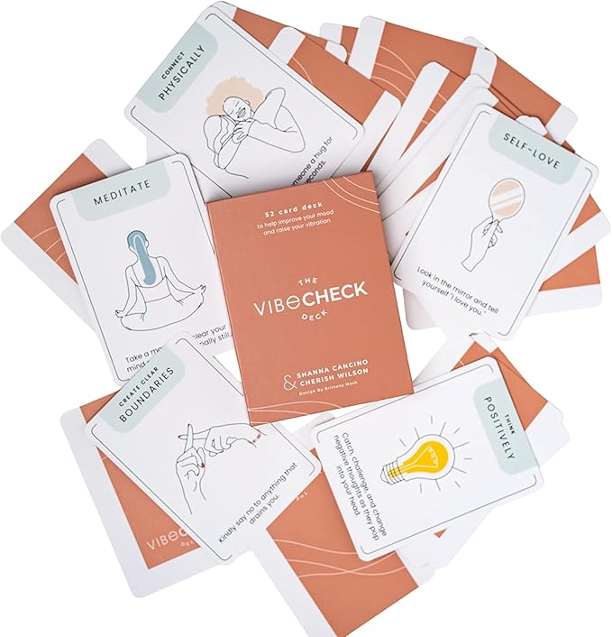 Mindfulness in A Deck | Mindfulness Tool | Self-Help | Prompts for Stress Relief, Kindness, Gratitude, Relaxation, Anxiety, & Grounding | Mindfulness Gift | Great for All Ages