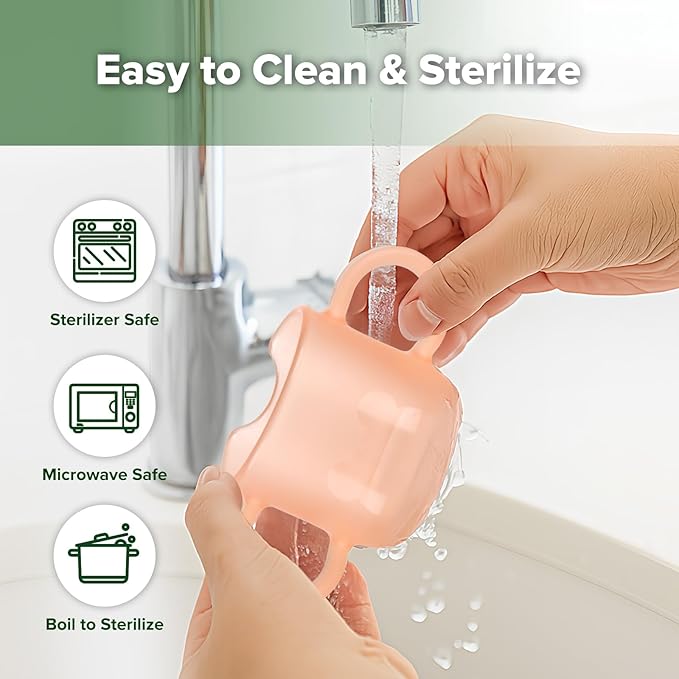 haakaa Silicone Baby Training Cup, Toddler Learning Open Cup for Baby 6 Months+, Drop-Proof BPA Free, 5 Ounce