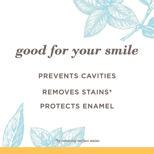 Burt's Bees Extra White Toothpaste, Fluoride Toothpaste, Natural Flavor, Mountain Mint, 4.7 oz, Pack of 3