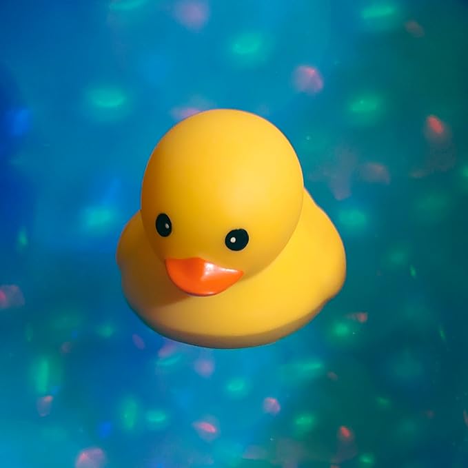 Gift Republic Boogie Bath Duck LED Light-up Bath Toy Fun Colourful Underwater Disco Light Gift for Kids and Adults