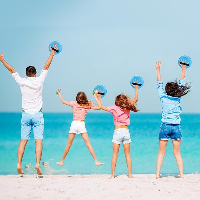 Ayeboovi Kids Toys Toss and Catch Ball Set with 6 Paddles 3 Balls Outdoor Games for Kids Beach Pool Yard Games Toys for 3-12 Years Old Boys Girls Kids Adults Family Birthday Gift Stocking Stuffers