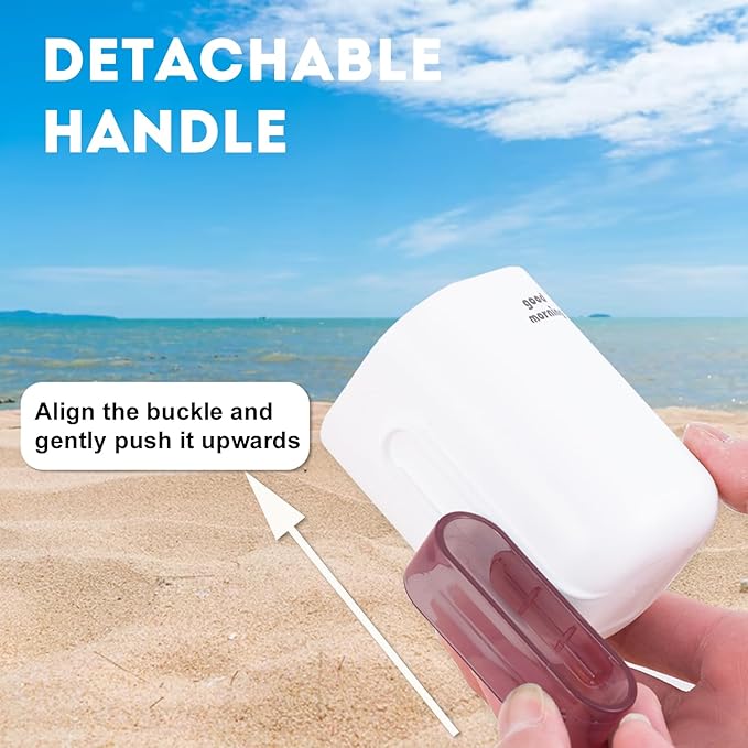 Toothbrush Travel Case,Toothbrush Holder and Rinse Cup with Handle Travel Toothbrush Cup,Multifunctional Toothbrush Cover,Large Capacit Travel Toothbrush Holder with Mouthwash Cup Purple