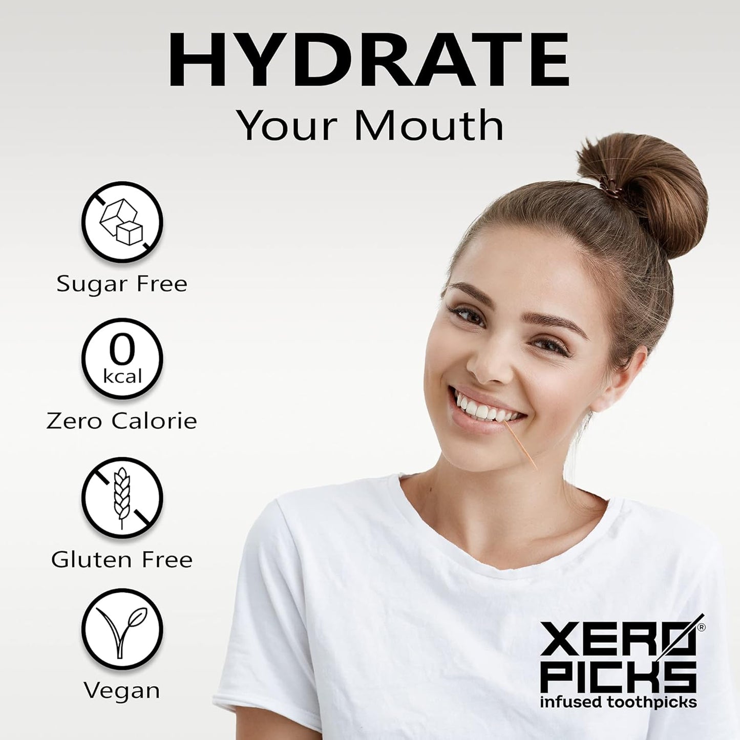 Xero Picks Dry Mouth - Infused Flavored Toothpicks for Long Lasting Fresh Breath & Dry Mouth Prevention (Variety 6 Pack)