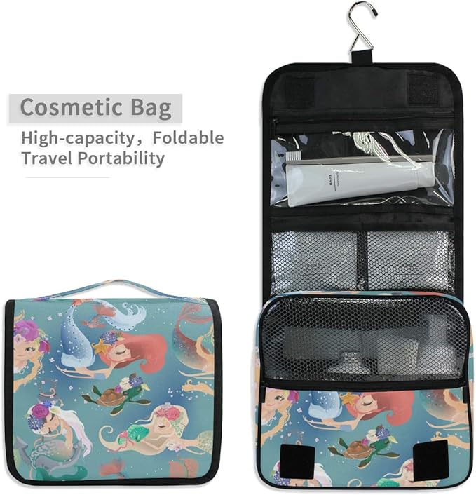 senya Hanging Travel Toiletry Bag Kit Makeup Case Cosmetics Organizer for Men Women