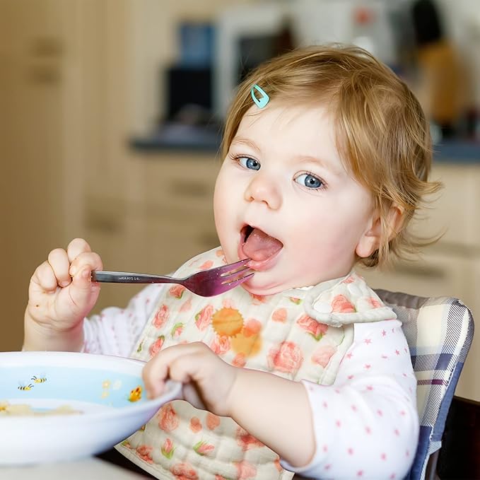 Zainpe 6Pcs Snap Muslin Cotton Baby Bibs Flowers Pattern Infants Feeding Bib Adjustable Machine Washable Girls Burp Cloths Unisex Drool Cloth with 6 Absorbent & Soft Layers for Eating and Teething