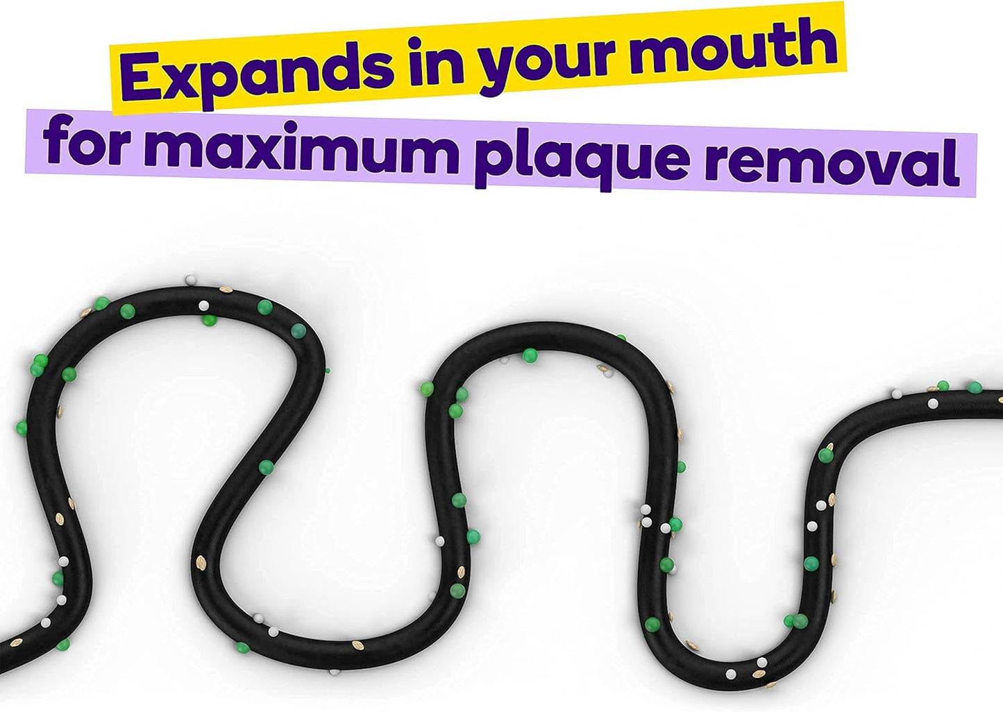 BURST Expanding Dental Floss Refills (32 Yards/3 Pack) | Juniper Berry Aroma Bobbins | Woven Tooth Floss | Stain-Absorbing | Vegan | Paraben, BPA & Cruelty-Free | Smart Expanding Floss Refills