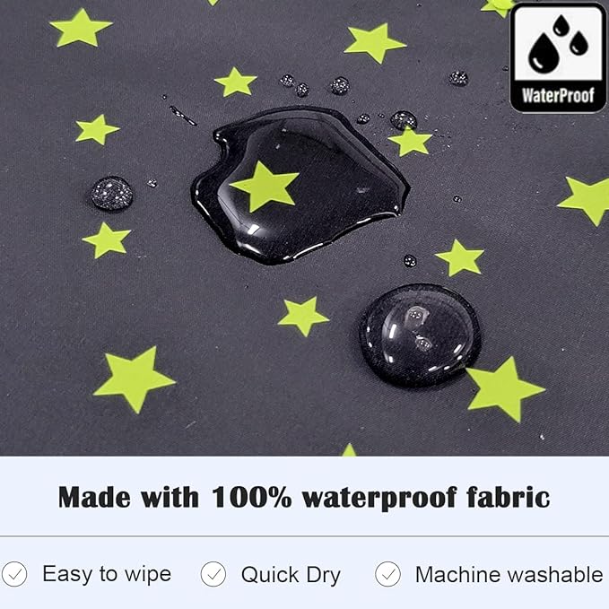 Full Coverage Waterproof Feeding Bib for Toddlers – Extra Long Apron Bib for Mealtime, Self-Feeding, High Chairn